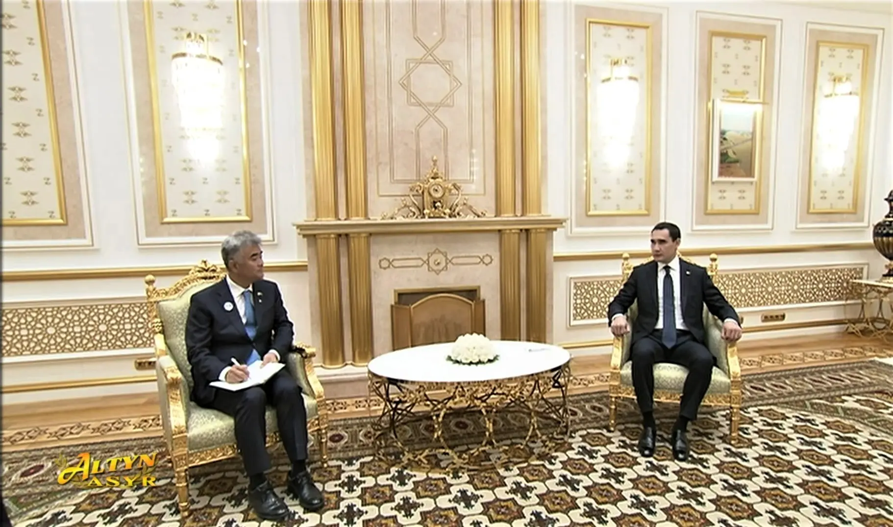 The President of Turkmenistan received the CEO of Daewoo Engineering & Construction Co., Ltd.