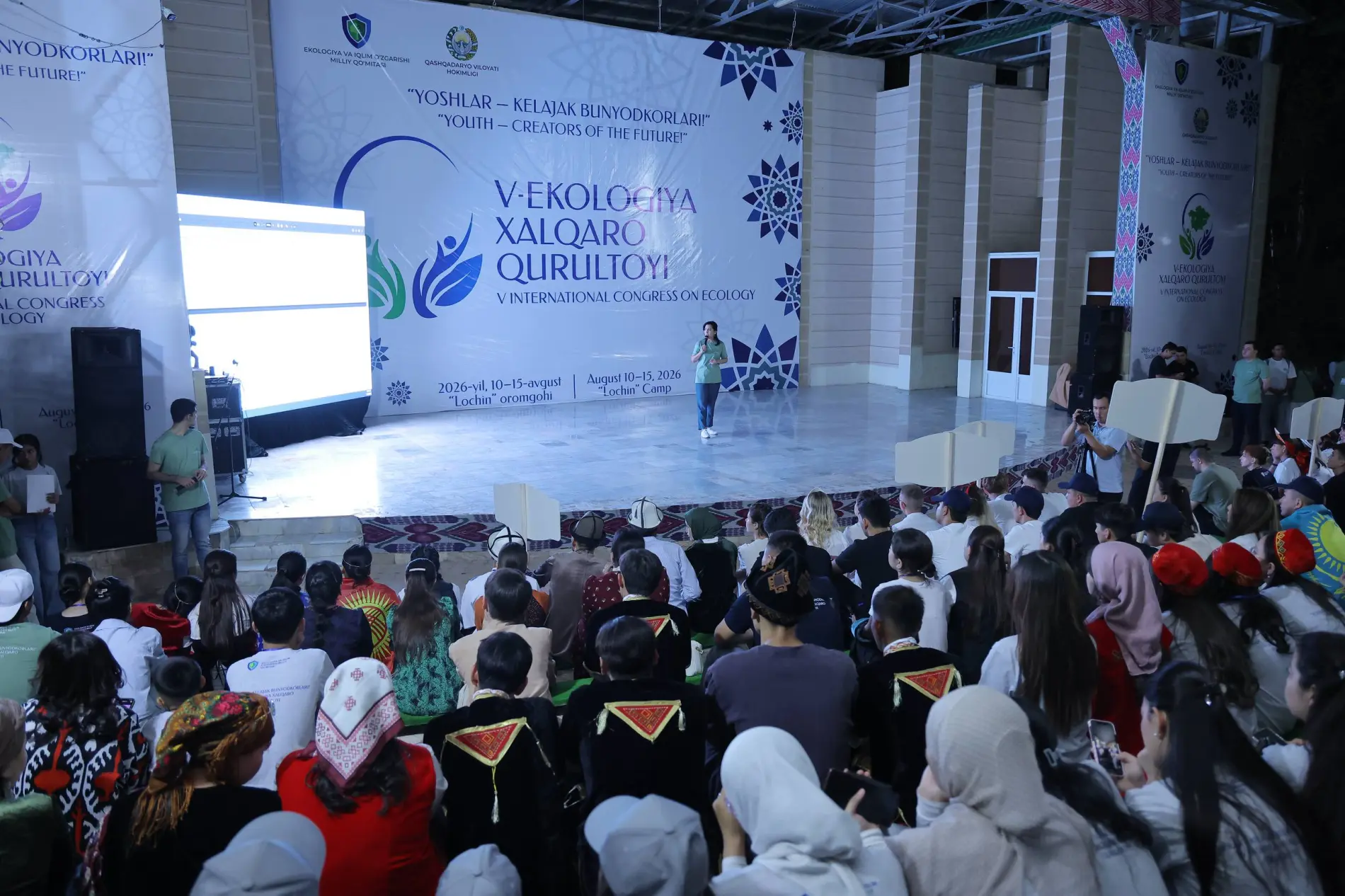 Türkmen wekiliýeti Kaşkadarýada geçirilen V Halkara ýaşlar ekologiýa gurultaýyna gatnaşdylar